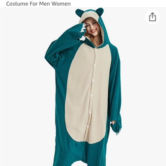 Pokemon Snorlax Onesie For Adults and Teenagers (Size S-XL) - Picture 8 of 9